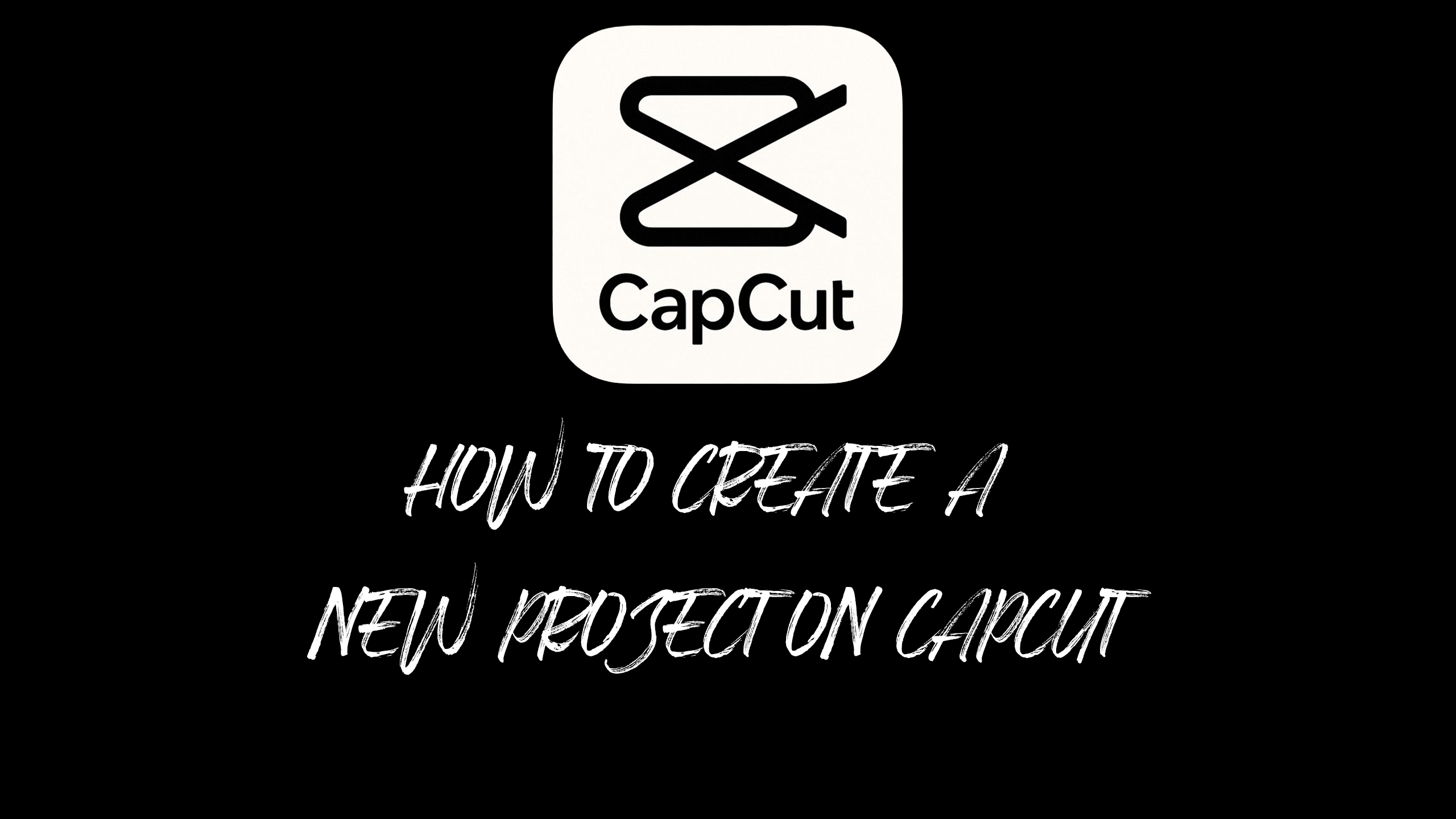 How to Create a New Project on CapCut